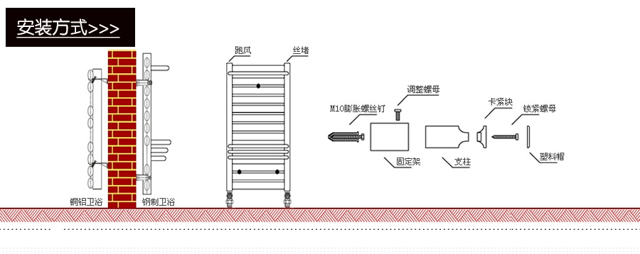 衛(wèi)浴背簍安裝方式